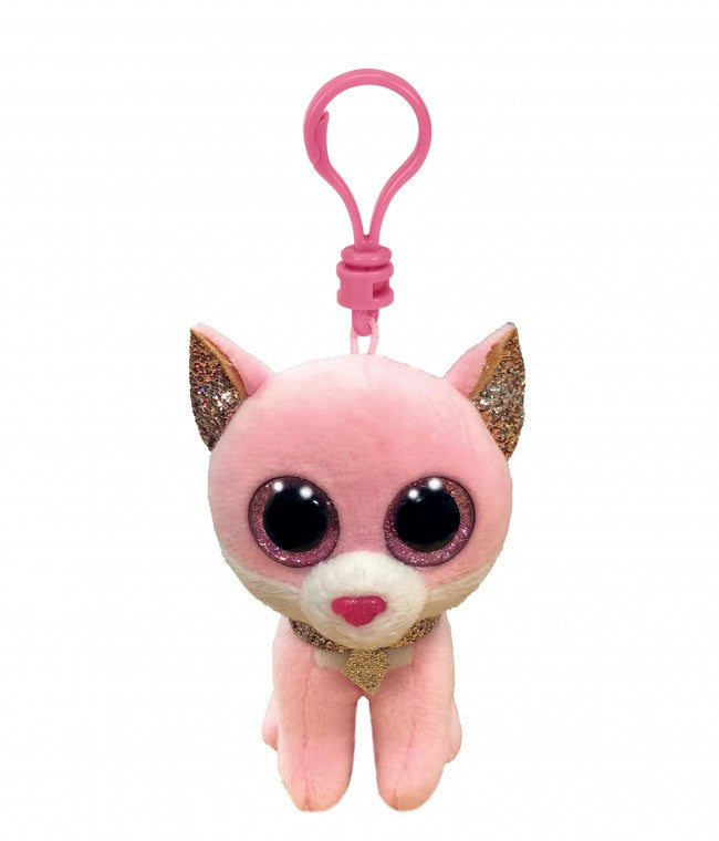 Beanie Boos Clips Fiona Cat Pink